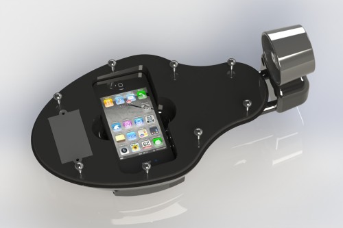 Open View of iPhone Submarine