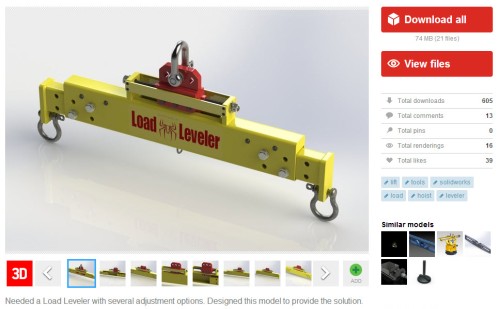 Load-Leveler Design Files can be found on GrabCAD.com
