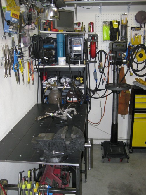 My Messy Workshop 'Compact' Welding Area