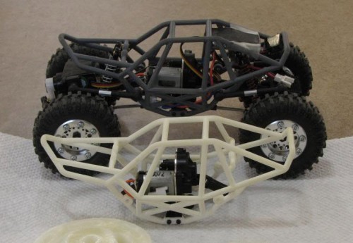 Real-World 3D-Printed Crawler Parts